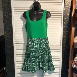 Green Polka Dot Dress